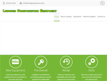 Tablet Screenshot of ludwigsequipment.com